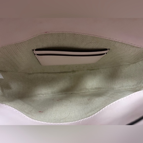 Tory Burch Mini Fleming Soft Polished-Grain Crescent Bag - Picture 8 of 8